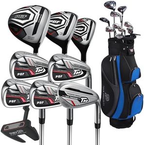 PGF Men's Gold TP Complete Golf Club Package Set [11-Pieces] [Hand: Right] [Length: Standard]