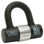 Burg Wachter 100D 14mm Heavy Duty Sold Secure Diamond & Gold Padlock U Lock - Black