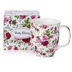 McIntosh MC0188 Pretty Chintzy Roses Java Mug, Red/Pink/Green/White