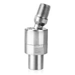 OKYOUK 360° Grease Gun Hose Swivel 1/8" NPT Swivel Fits Almost Every Hand Grease Gun - Rated to 12,000 PSI Can be Rotated in Multiple Directions