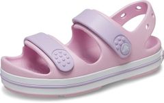 Crocs Kids Crocband Cruiser Sandal, Ballerina/Lavender, Numeric_8 US Unisex Toddler