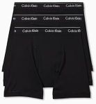 Calvin Klein Men's Cotton Classics Boxer Briefs 3PK, Black, M