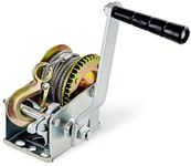 Segomo Tools Heavy Duty 600 Pound Manual Two Way Ratchet 26.2 Ft Long Wire Winch Hand | Boat Winch | Hand Pulley Crank | Handwinch | Pulley Hand Crank | Hand Winch | Small Hand Winch - HW600