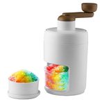 Ahosoutly Slushie Machine, Shaved Ice Machine, Snow Cone Machine, Margaritas Maker, Snowcone, Bingsu, Cocktail, Kakigori, Manual Ice Crusher Shaver For Kids Home