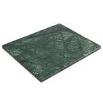 Diflart Natural Green Marble Pastry Cheese and Cutting Serving Baking Board Large 16x20 Inch for Gift