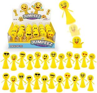 IPIDIPI TOYS Jumping Rockets Poppers - Spring Launcher Toys for Kids - Halloween Party Favors and Stuffers - School Prize Box, Classroom Goodie Bag Fillers, Birthday and Halloween Games - (Pack of 24)
