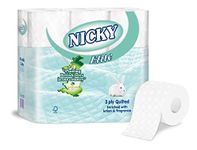 Nicky Elite Pure Luxury 3 Ply Toilet Rolls (x72 Rolls)