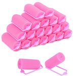 wordmouk 36 Pcs Foam Hair Roller Pink Sponge Hair Rollers Soft Sponge Curlers DIY Hair Styling Hairdressing Tools for Women Kids