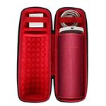 co2CREA Hard Travel Case Replacement for Ultimate Ears UE MEGABOOM 4 MEGABOOM 3 Portable Bluetooth Wireless Speaker (Sunset Red case for Speaker and Charging Dock)