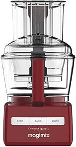 Magimix Compact System 3200XL Food Processor, Red, 18374