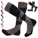 Merino Wool Ski Socks 2 Pairs Pack 