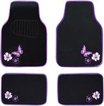 CAR PASS Embroidery Butterfly and F