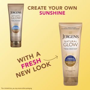 Jergens Natural Glow Firming Body Moisturizer, Medium to Tan, 7.5oz