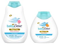 Baby Dove Rich Moisture Shampoo, 400ml & Rich Moisture Nourishing Baby Lotion (200ml) Combo