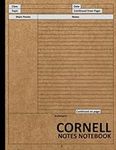 Cornell Notes Notebook: Cornell Not