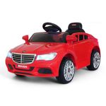 MEKASHI Electric car for Kids Age 1 to 4 Years with 12V Rechargeable Battery, Remote Control, Bluetooth Music Player, LED Lights, ISI Mark (MKS-004, Red)