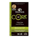 Wellness CORE Natural Grain Free Dry Dog Food, Reduced Fat, 24-Pound Bag