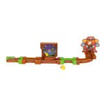 SONIC THE HEDGEHOG Go Go Racers Deluxe Playset with Diecast Super Sonic Figure, Combine with The Sonic Adventure Playset and Knuckles Adventure Playset