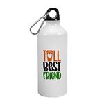 YaaNaa - Aluminium Sipper Water Bottle of Friendship Day - Tall Best Friend, Friendship Day Gifts for Best Friend, Friendship Day Gifts for Mens|Womens, 600-R1518