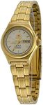 ORIENT FNQ1S002C Women's Gold Tone Tri Star Gold Dial Automatic Watch