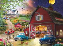 Buffalo Games - Bigelow Illustrations - Farm Life Day and Night - 1000 Piece Jigsaw Puzzle for Adults Challenging Puzzle Perfect for Game Nights - Finished Puzzle Size is 26.75 x 19.75