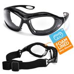 SAFEYEAR Anti-fog Safety Goggles [EN166]- SG002 Anti Scratch Safety Glasses With Neck Cord Adult for Man and Women, UV Protection Pro Work Glasses for DIY, Lab Eye Protection, Grinding,Chainsaw