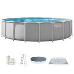 INTEX 26755EP 20Ft X 52In Prism Frame Premium Above Ground Swimming Pool Set