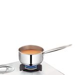 Borosil Stainless Steel Sauce Pan / Milk Pan / Tea Pan With Lid, Induction Friendly, Impact Bonded Tri-ply Bottom, 1.5 L