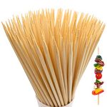 BLUE TOP 200pcs Natural Bamboo Skewers 10 inch Φ=4mm;Bamboo Sticks for Grilling, BBQ, Kabob,; Candy Sticks for Fruits, Candies, Chocolate Fountain, Appetizer, Plant Sticks for flower tomato growth