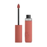L'Oreal Paris Liquid Lipstick, Infallible Matte Resistance, Ultra-lightweight long wear formula, Transfer Resistant and Smudge Proof, Shade: 630 Rose Heat