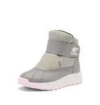 Sorel Youth Unisex Toddler Whitney III Strap Mid Waterproof Winter Boot, Dove/Pink Dawn, 7