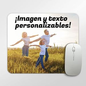 Tenvinilo | Alfombrilla Ratón Personalizada | Imagen y Texto | Accesorios Ordenador | Regalo Original | Antideslizante | Impermeable | Lavable | Ecológica | 25 x 20cm