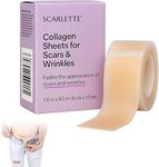 Scarlette Collagen Tape, 1.5m Silicone Scar Tape for Wrinkles & Scars, Professional Grade Silicone Scar Tape with Hyaluronic Acid for Face Body