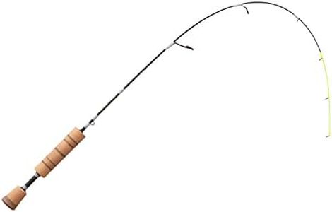 13 FISHING - Wicked Pro Ice Rod - 32" Noodle (Noodle) - Composite Blank - Split Grip Handle - PS-32Noodle, Black