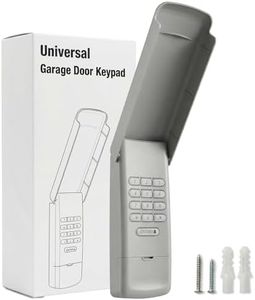 Universal Garage Door Opener Keypad Wireless Keypad Keyless Entry Compatible with LiftMaster Chamberlain Craftsman Genie Overhead Linear Wayne Dalton Garage Door Opener Remote Learn Button Dip Switch