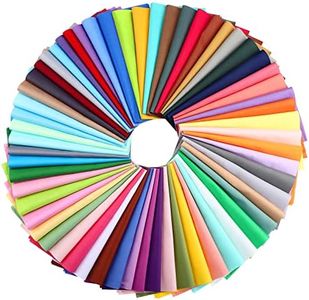 60 Pieces Solid Cotton Quilting Fabric Color Fabric Bundles Fabric Quilt Solid Quilting Squares Quilting Fabric Patchwork Sewing Craft Precut Fabric Scrap for DIY Crafts (4 x 4 Inch)