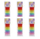 Parteet Stack Pencil Set for Kids (Multicolor, Pack of 6)