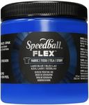 Speedball Flex Screen Printing Fabric Ink Lake Blue 8oz, for Home Decor, Bags, T Shirt, Essential for Artists Craft Kit