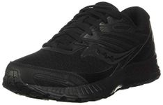 Saucony Women's Cohesion 13 Running Shoe, Black, 9.5 M US