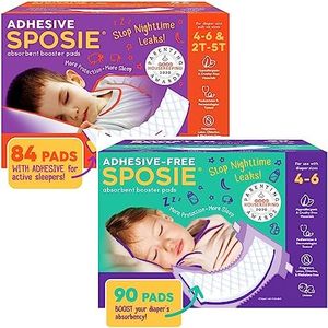 Sposie Diaper Booster Pads - Overnight Diaper Pads Inserts, Size 4-6 & 2T-5T