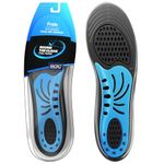 Frido Dual Gel Heavy Duty Trimmable Insoles | For Loose Shoes or Replacing Existing Insoles | Thick Shoe Inserts | Extra Comfort and Support | Proudly Made in India | (Size 5-8 UK) - Pack of 1 Pair