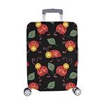 Ladybug Design Spandex Trolley Case