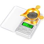 THINKSCALE Digital Reloading Scale 1500gn, 0.1gn/0.005g High Precision Scale, 7 in 1 Kit with LCD Display, Tare, Grain Powder Scale for Reloading