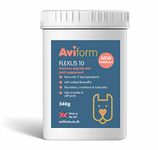 Aviform Flexus 10 Hip & Joint Supplement for dogs - Packed with 11 Key Ingredients - Glucosamine, Green Lipped Mussel, MSM & Chondroitin to Improve Mobility and Joint Health - Capsules or Powder