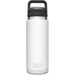 YETI Rambler 26 oz Bottle, Vacuum Insulated, Stainless Steel with Chug Cap, White