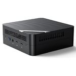 MINISFORUM Mini PC UM560 XT AMD Ryzen 5 5600H 6 Cores/12 Threads,16GB RAM 512GB PCIe SSD,2.5 inch SATA HDD, 2 X HDMI & USB-C, 2.5G RJ45, 6 X USB Port,Small Form Factor