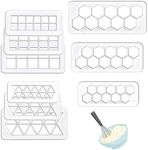 9 Pcs Cookie Cutter Plastic Cake Fo