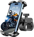 Oldowl Motorcycle Phone Mount, Bike Phone Mount with [Heavy-Duty Clamp], Bicycle Phone Holder for Scooter Motorcycle Bicycle Handlebar, [1s Put & Take] Cell Phone Clip Compatible with 4.7"-6.8" Phone