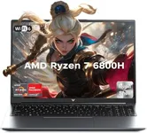 ACEMAGIC 2025 Laptop, Laptop with AMD Ryzen 7 6800H (8C/16T, Up to 4.7GHz), 16GB DDR5 512GB NVMe SSD Windows 11 Laptop Computer, 16-inch FHD Display, WiFi 6,Backlit KB