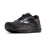 BROOKS Men's Ghost 16 GTX Road Running Shoe, Black/Black/Ebony, 11 UK